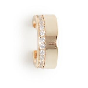 Gold vermeil micro pave bellisimo ear cuff